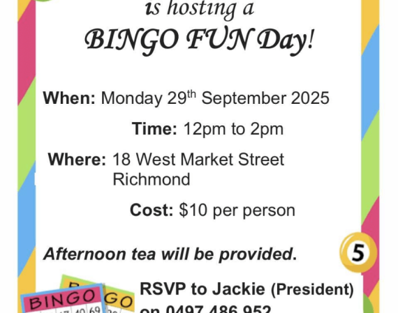 Bingo Fun Day, CWA Richmond
