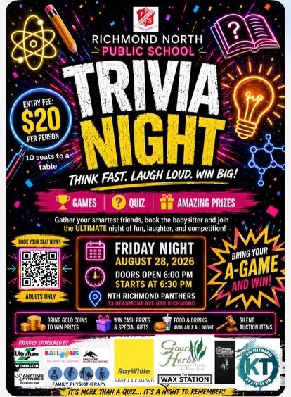 North Richmond School Trivia Night