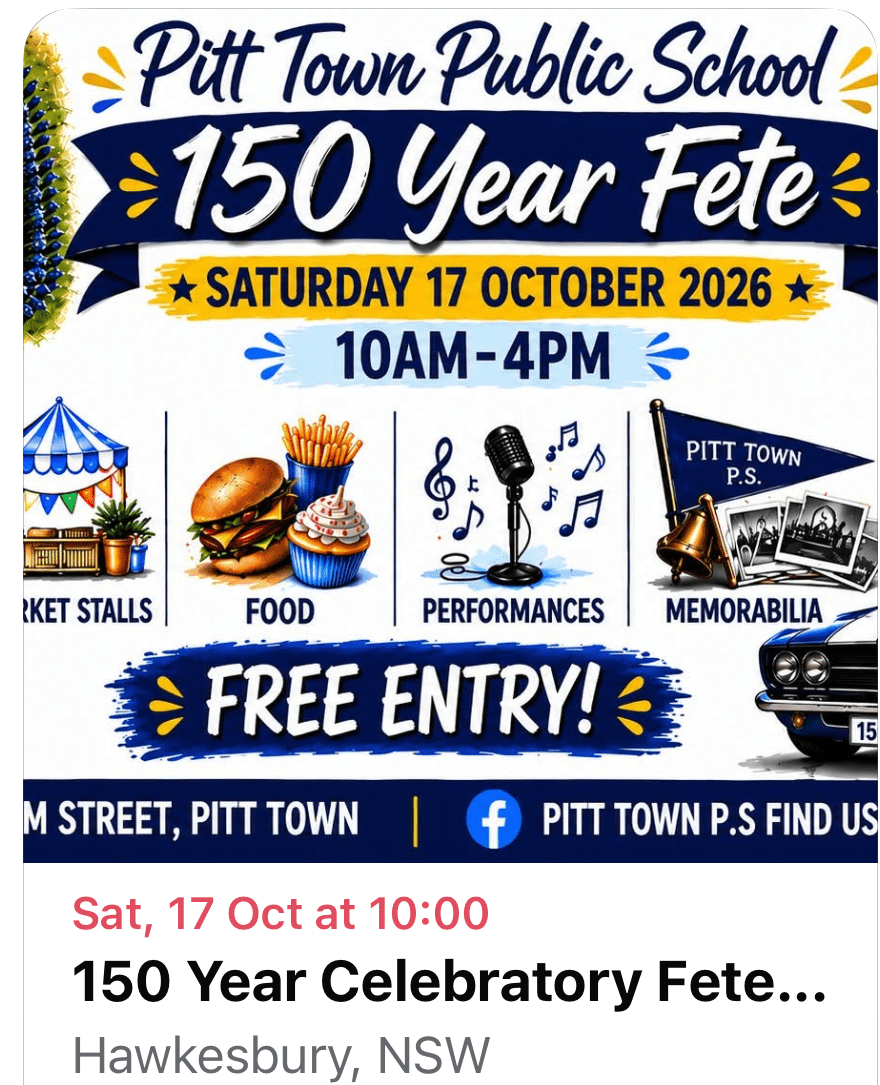 Pitt Town Fete